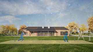 Sketch of proposed pavilion